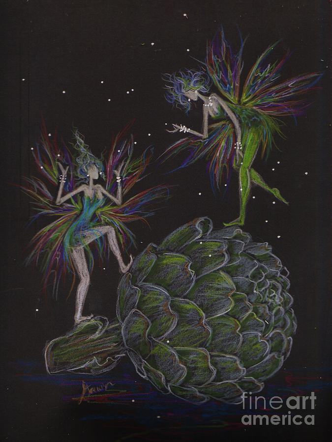 Fairy Drawing - Never Tried Cooking One by Dawn Fairies