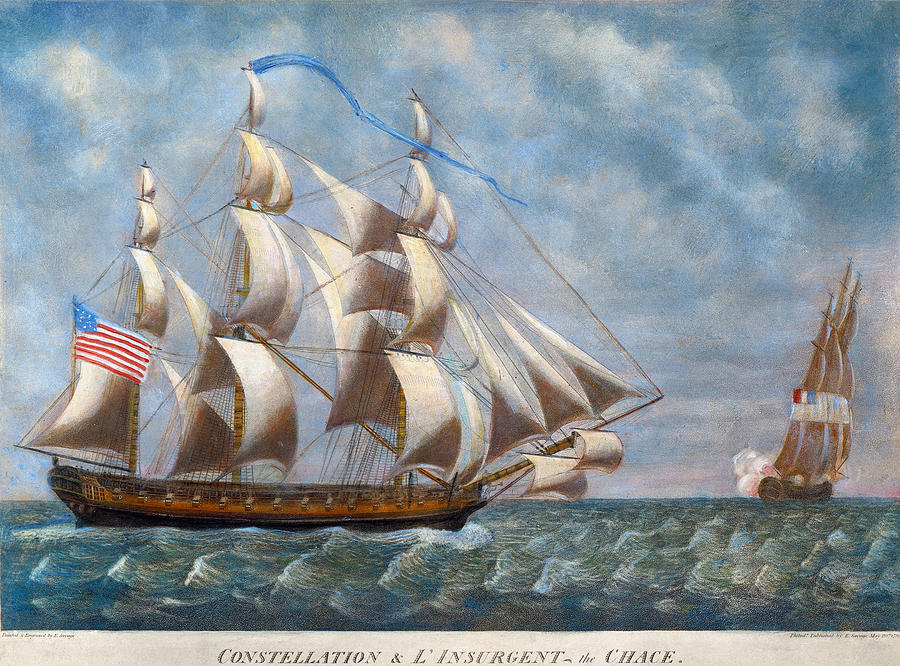 Nevis Constellation, 1799 Painting by Granger