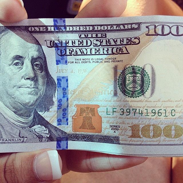 New $100 Dollar Bill Photograph by Christina Smith