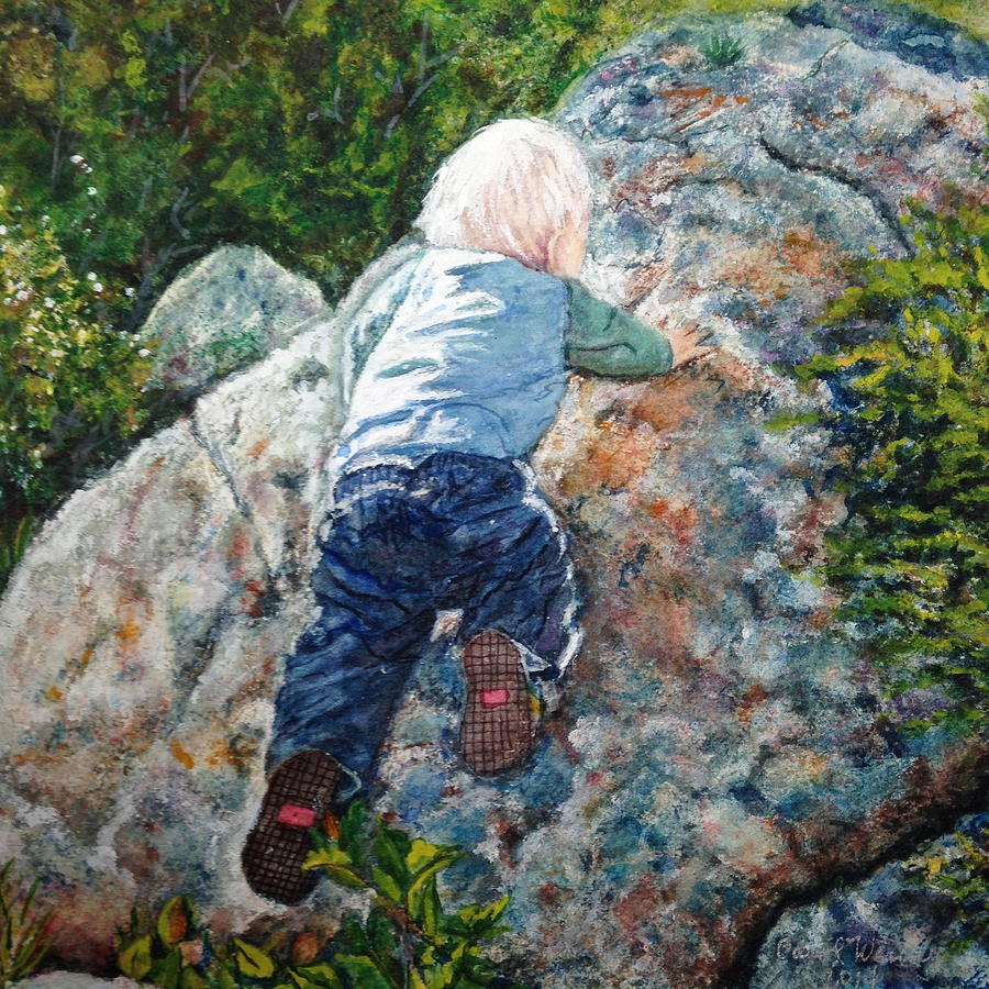 Nature Painting - New Adventures by Carol Warner