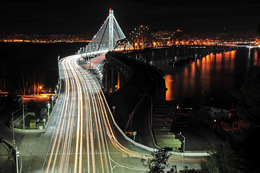 New Bay Bridge Photograph by Joel Thai