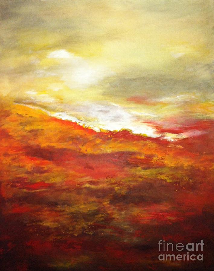 Abstract Painting - New Beginnings by Marina Hanson