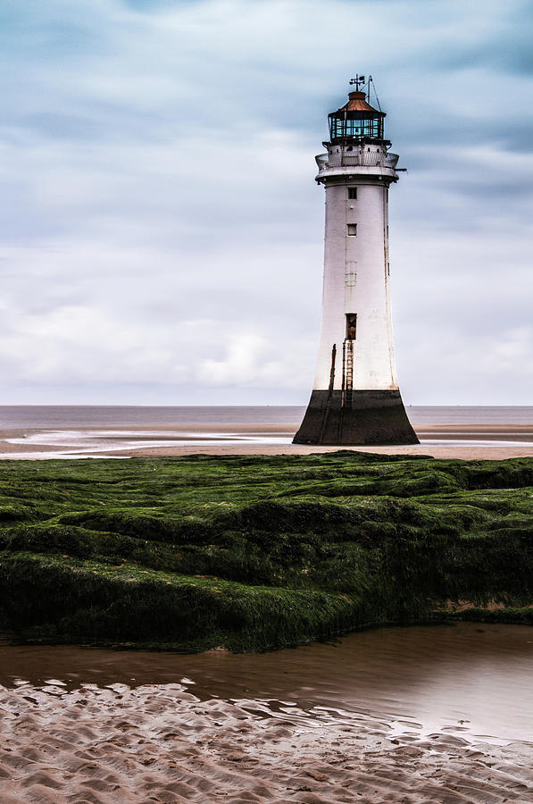 New Brighton Lighthouse Photograph by Marcus Castle Photography - Pixels