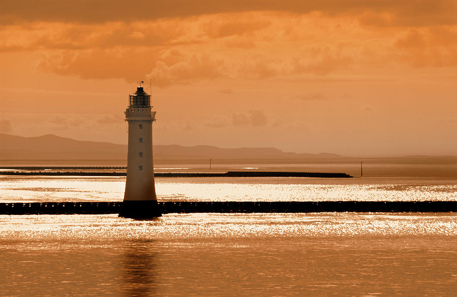 New Brighton Lighthouse Photograph by Steve Allen/science Photo Library