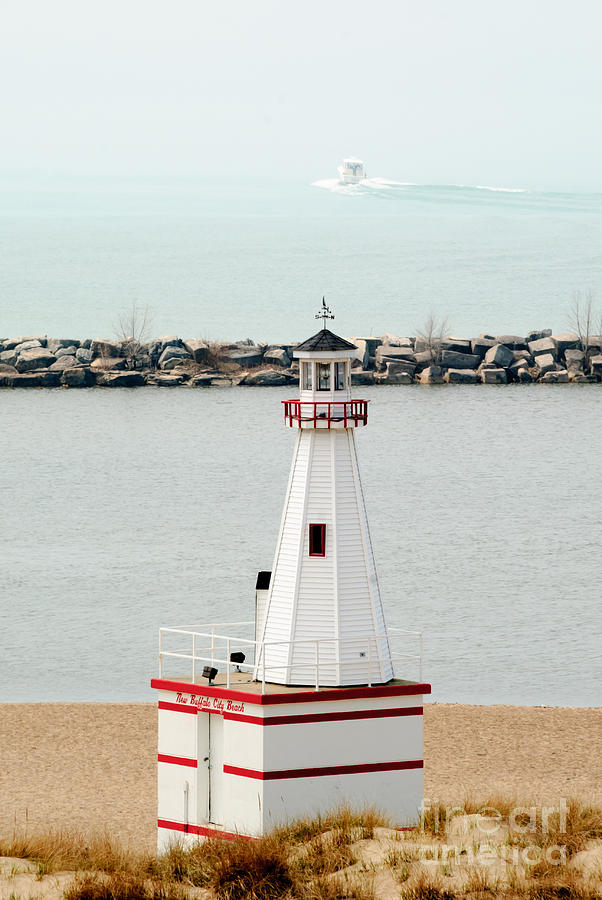 New Buffalo Michigan Lighthouse Photograph by Paul Velgos