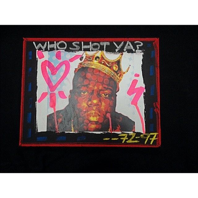 Oil Photograph - New Canvas I Did... #whoshotya #biggie by Marcus Friedhofer