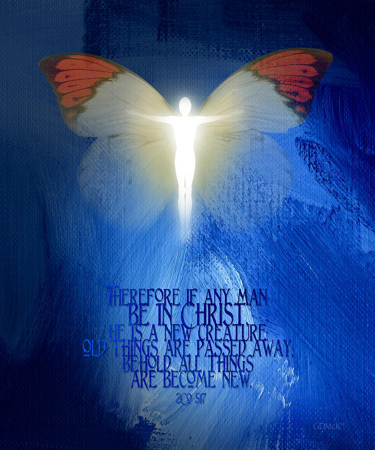 New Creation Butterfly Digital Art by Gregory McKinney