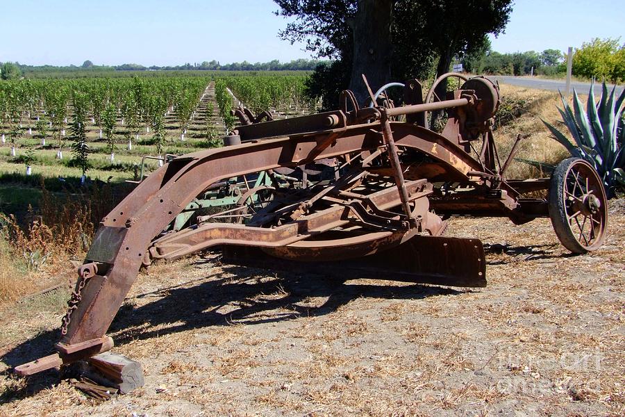 New Crop Antiquated Grader Photograph by Mary Deal