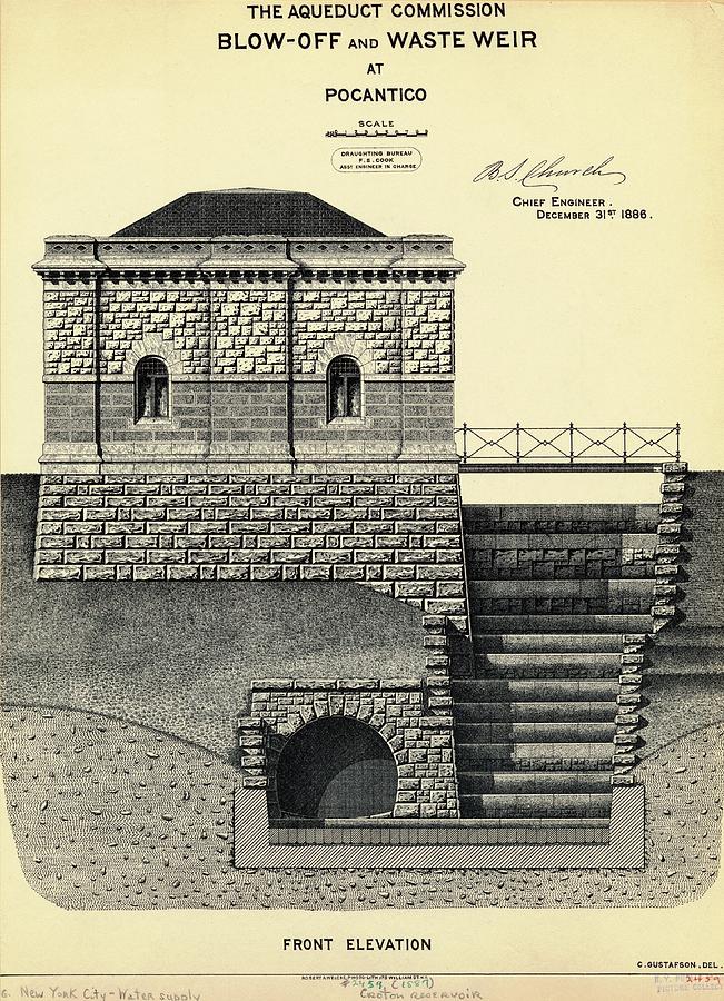 New Croton Aqueduct Photograph by Mid-manhattan Picture Collection/new York Public Library
