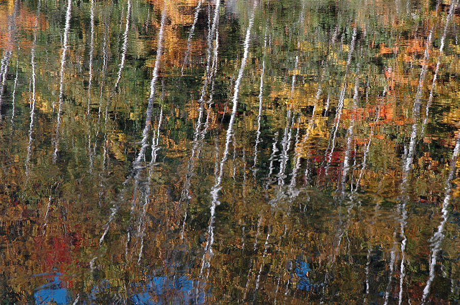 New England Autumn Reflection Photograph by Bruce Gourley