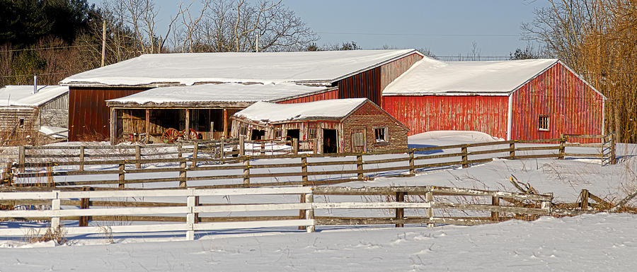 New England Barn Photograph by Rick Mosher