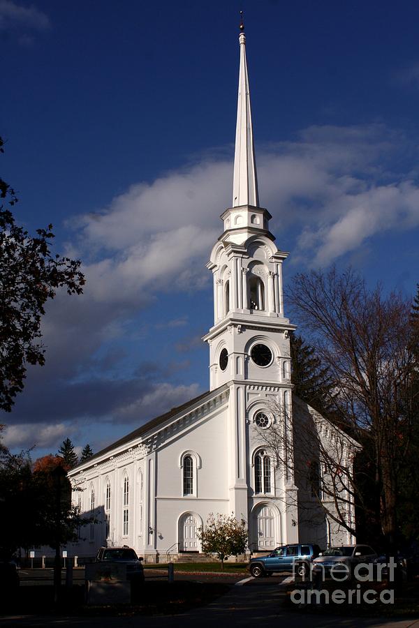 New England Church Photograph