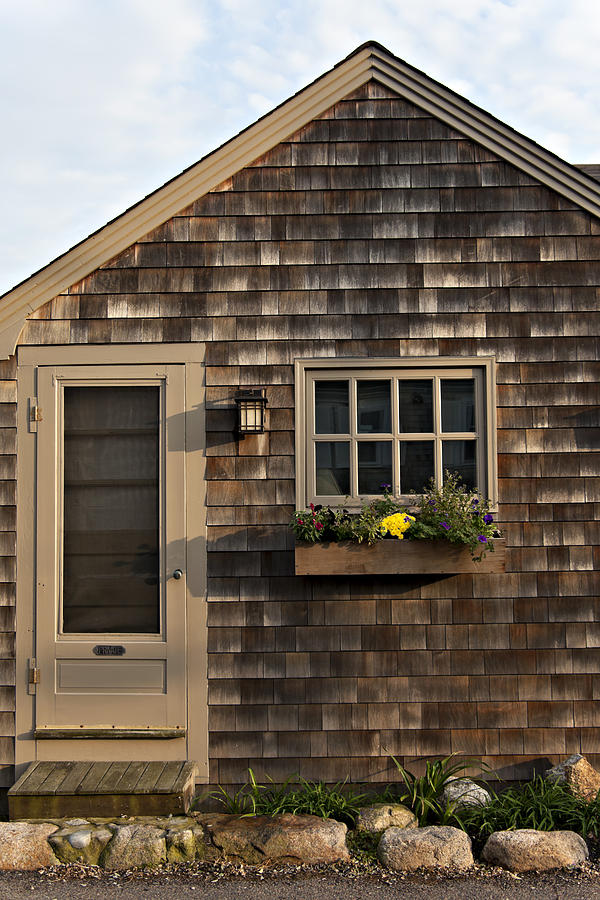 Architecture Photograph - New England Cottage by Heather Reeder