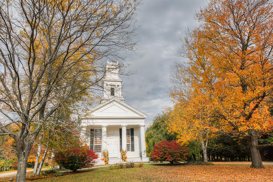 New England Country Church Photograph by Bill Wakeley
