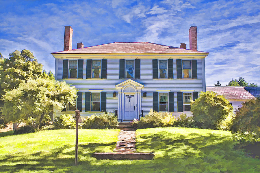 New England Country Home Photograph