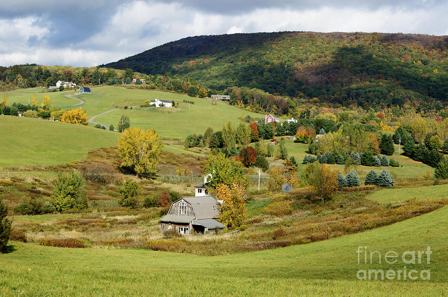 New England Rural Idyllic Photograph by David Birchall