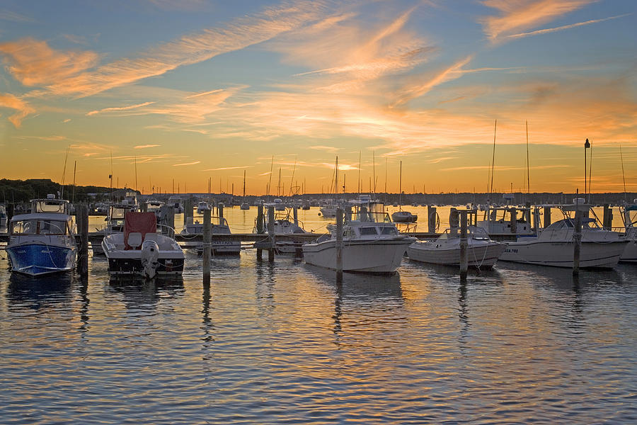 New England Sunset Photograph By Ellen Zaslaw - Fine Art America