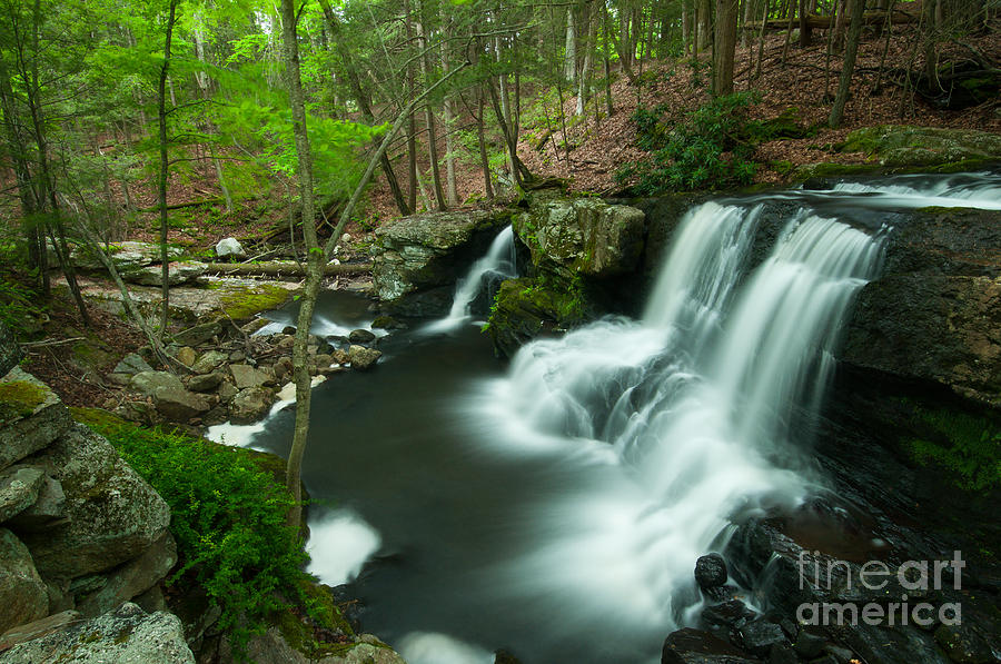 New England Waterfall - Falls of Old Northfield Photograph by JG Coleman