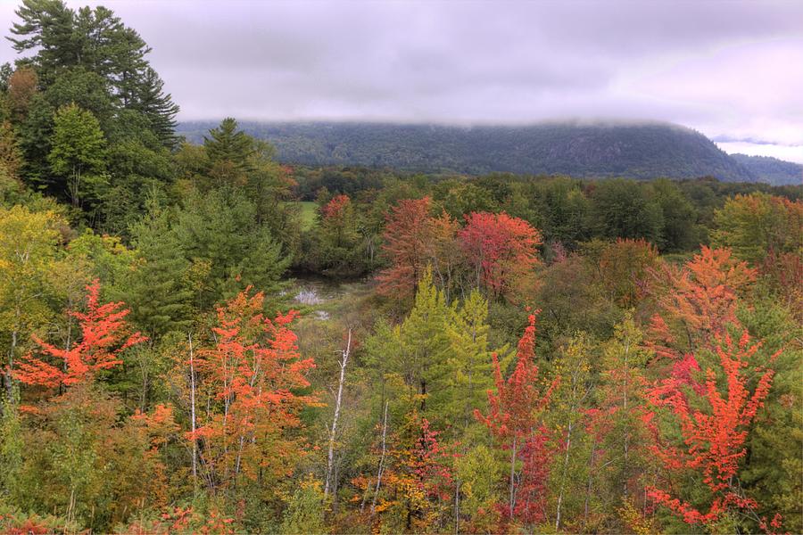 New Hampshire Autumn Photograph by Tom Singleton