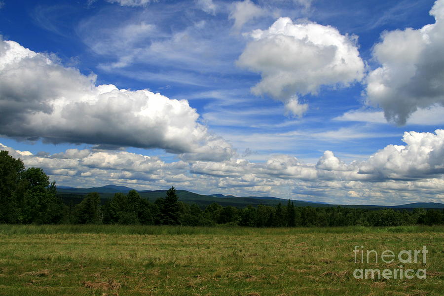 New Hampshire Blue Sky  Photograph by Neal Eslinger