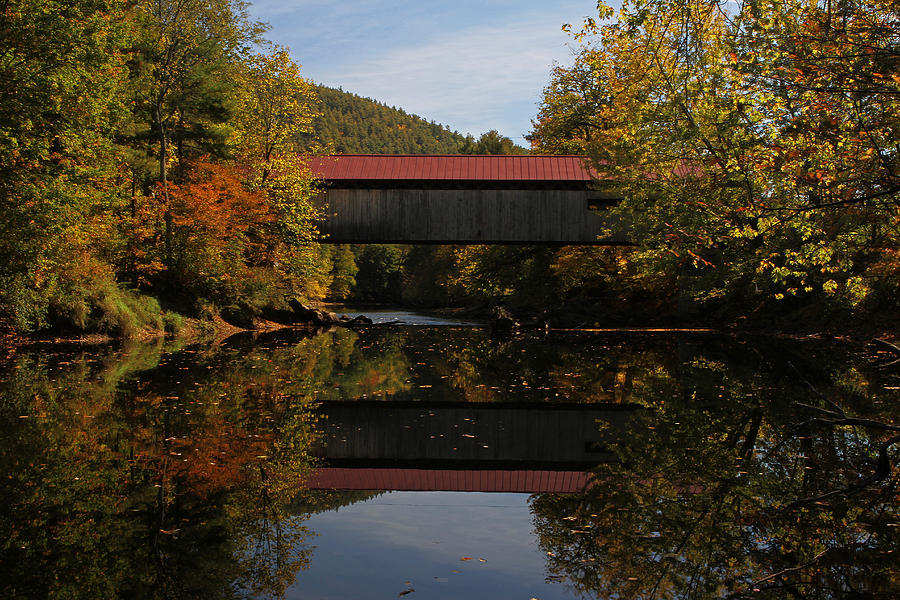New Hampshire Coombs Covered Bridge Photograph by Juergen Roth