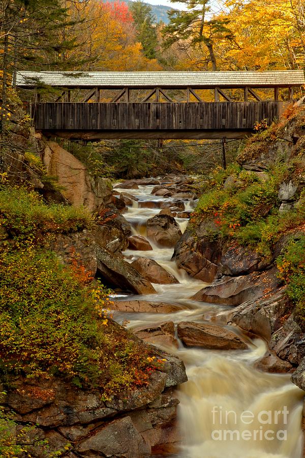 New Hampshire Franconia Notch Bridge Photograph by Adam Jewell
