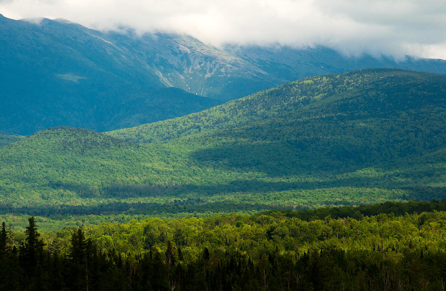 Mountain Photograph - New Hampshire Mountainscape by Nancy De Flon