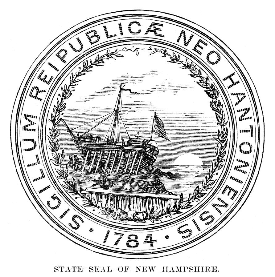 New Hampshire State Seal Painting by Granger