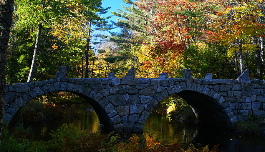 New Hampshire Stone Bridge 1 Photograph by Robert Lozen