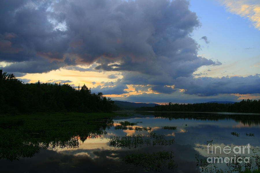 New Hampshire Sunset Reflections Photograph