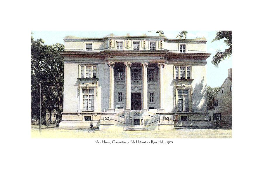 New Haven - Connecticut - Yale University - Byers Hall - 1905 Digital Art by John Madison