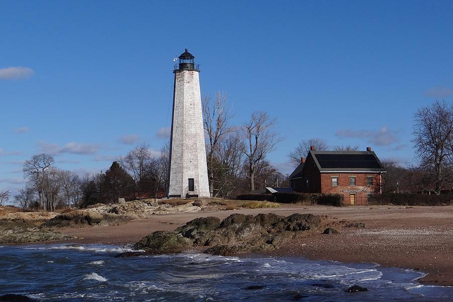 New Haven Lighthouse Photograph by Keith Stokes