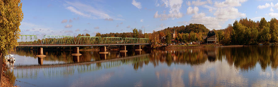 Architecture Photograph - New Hope-lambertville Bridge, Delaware by Panoramic Images