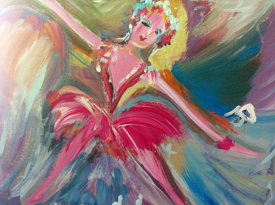 New Horizons ballet Painting by Judith Desrosiers