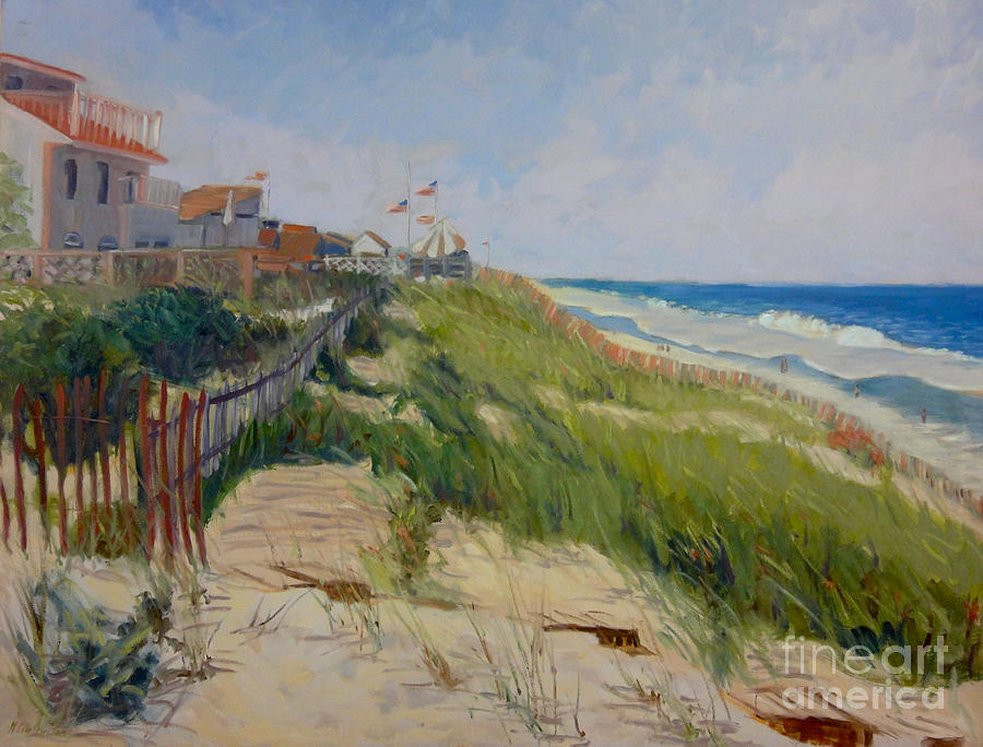 New Jersey Shore I Painting by Monica Elena