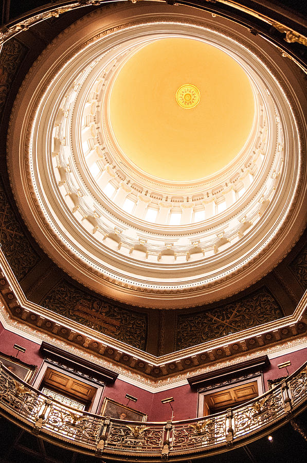 New Jersey Statehouse Dome Photograph by Don Johnson