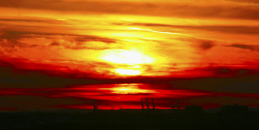 New Jersey Sunset Photograph by Bob Slitzan