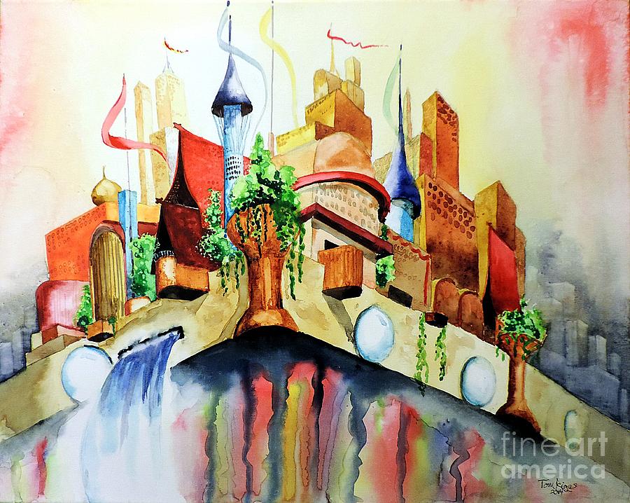 New Jerusalem Painting by Tom Riggs