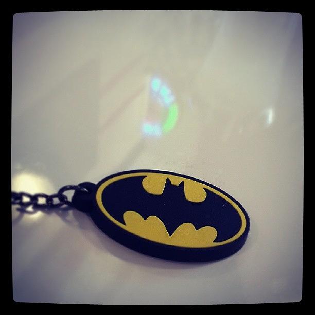 Batman Movie Photograph - New Key Chain That Came With My Wallet by Corina M