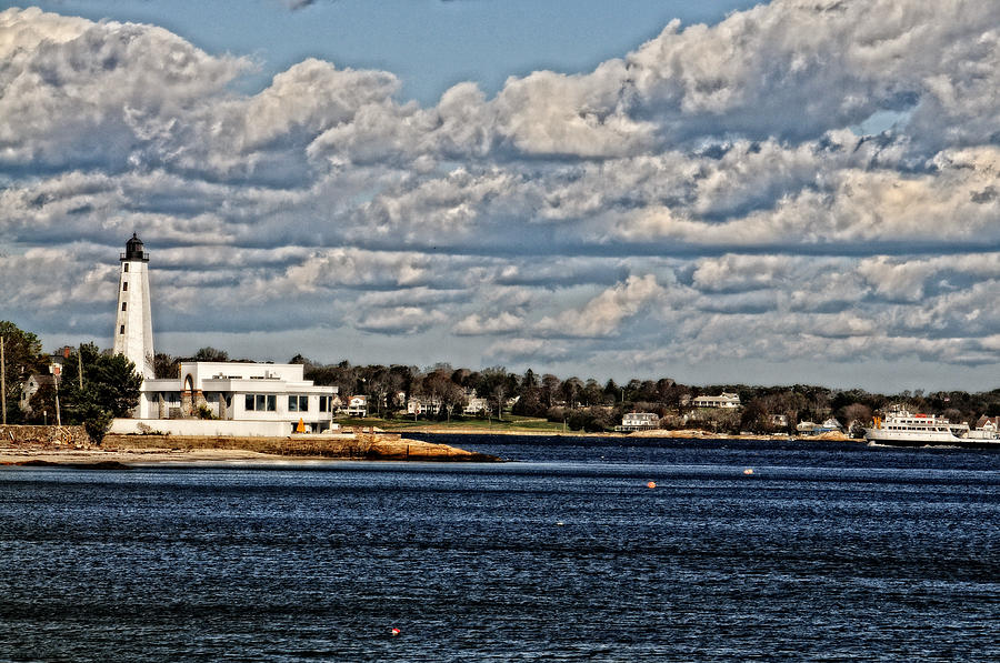 New London Harbor Light Photograph by Mike Martin