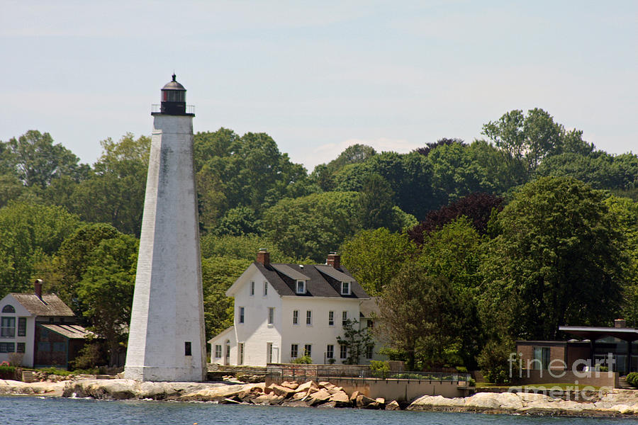 Architecture Photograph - New London Harbor Lighthouse by Christiane Schulze Art And Photography