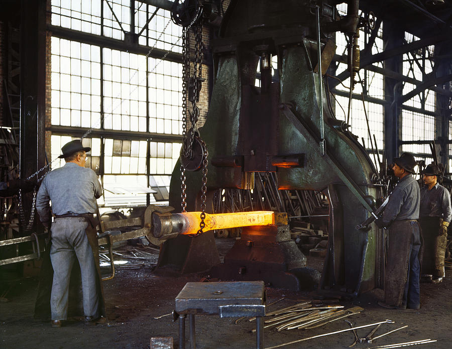 New Mexico Blacksmith Photograph by Granger