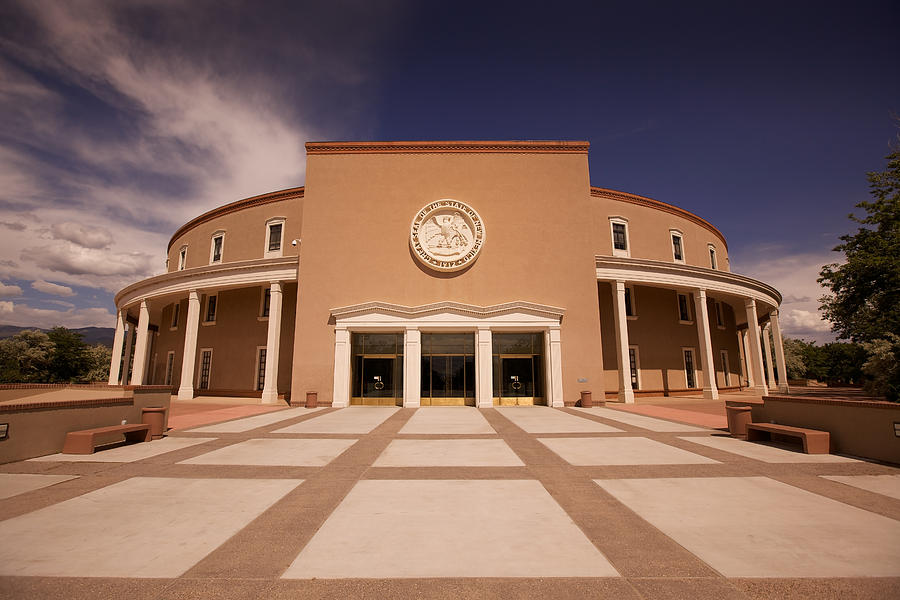 New Mexico capitol building in Santa Fe Photograph by Billnoll