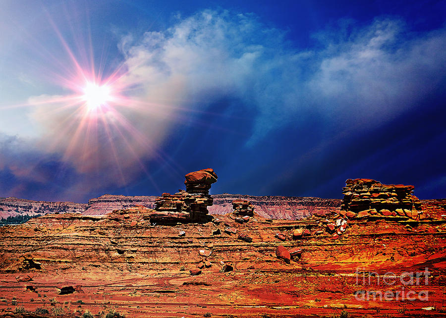 Sunset Photograph - New Mexico Desert Star by Janice Pariza