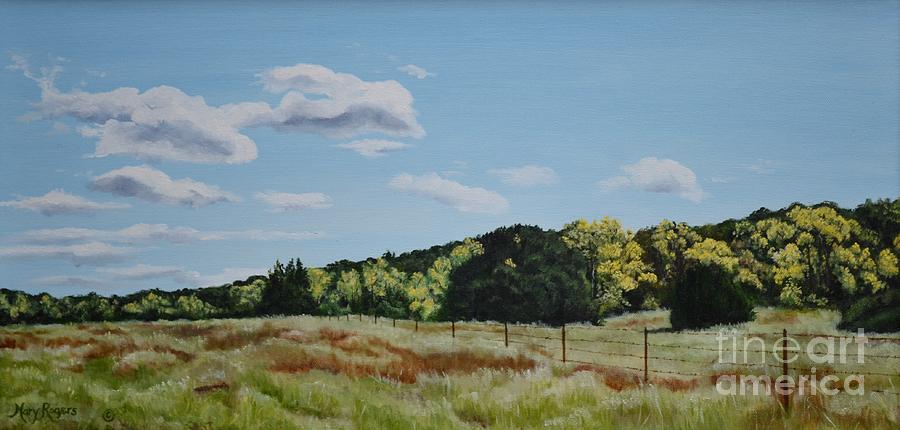 Tree Painting - New Mexico Gold by Mary Rogers