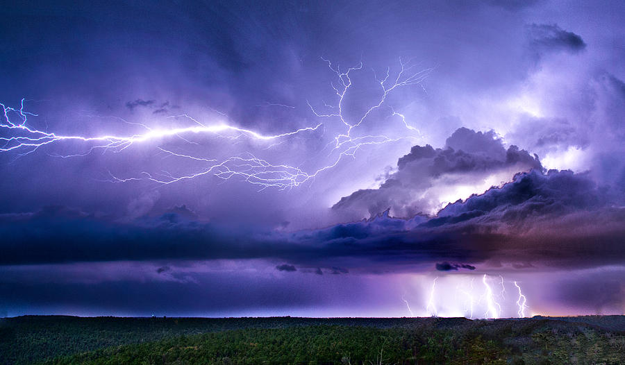 New Mexico lightning Photograph by Jim Miller - Fine Art America