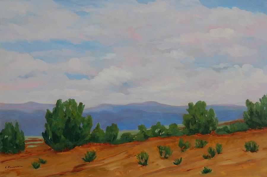 New Mexico Painting by Liliane Fournier