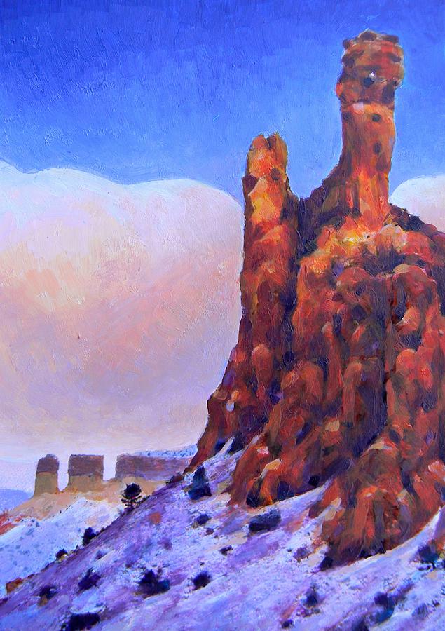 New Mexico Red Rock Painting by Deliara Yesieva Fine Art America