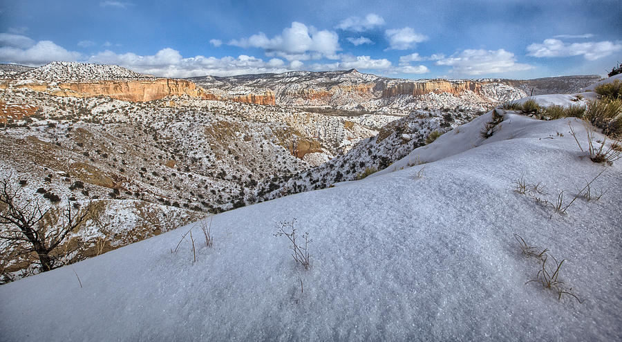 New Mexico Snow Photograph by Chris Multop