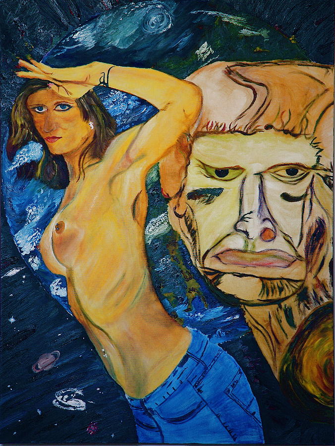 Nude Painting - New Millenium Goddess by Gregory Contemporary Art